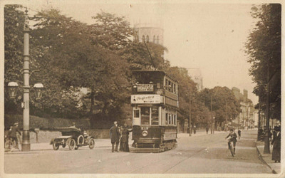 BIRMINGHAM STRASSENBAHN, NAVIGATIONSSTRASSE NACH HAGLEY RD, EINFACHE RÜCKSEITE POSTKARTE (5685/25