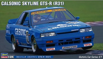 HASEGAWA, NISSAN Skyline GTS-R R31 - Calsonic zum Zusammenbauen und Lackieren...
