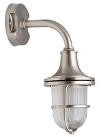 Wetterfeste Wandlampe In Nickel Aus Messing IP64 AußEn Maritime Leuchte Balkon