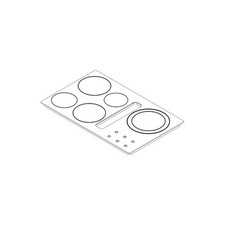 Whirlpool W11051486 30" Cooktop Stainless Steel Gas Range Burner
