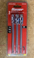 Bauer Wobble Socket Impact Rated Adapter Set 1881A-B1