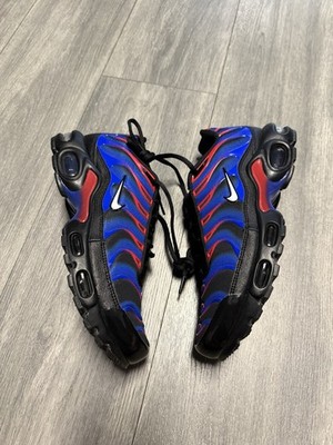 Nike Air Max Plus 'Spider-Man' Black Blue Red Shoes Men's Size 8