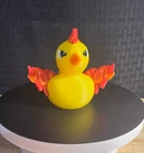 Moltres Duck, Pokemon, 3D Printed, Ducks, Ducking, DuckDuckJeep