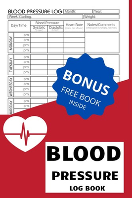 #ad Blood Pressure Log Book For Daily Tracking: Record and Monitor Blood Pressure at $20.59