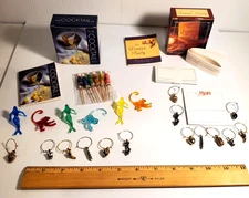 2 Boxed Sets Running Press The Dinner Party & Cocktail Kit 14 Wine Glass Charms