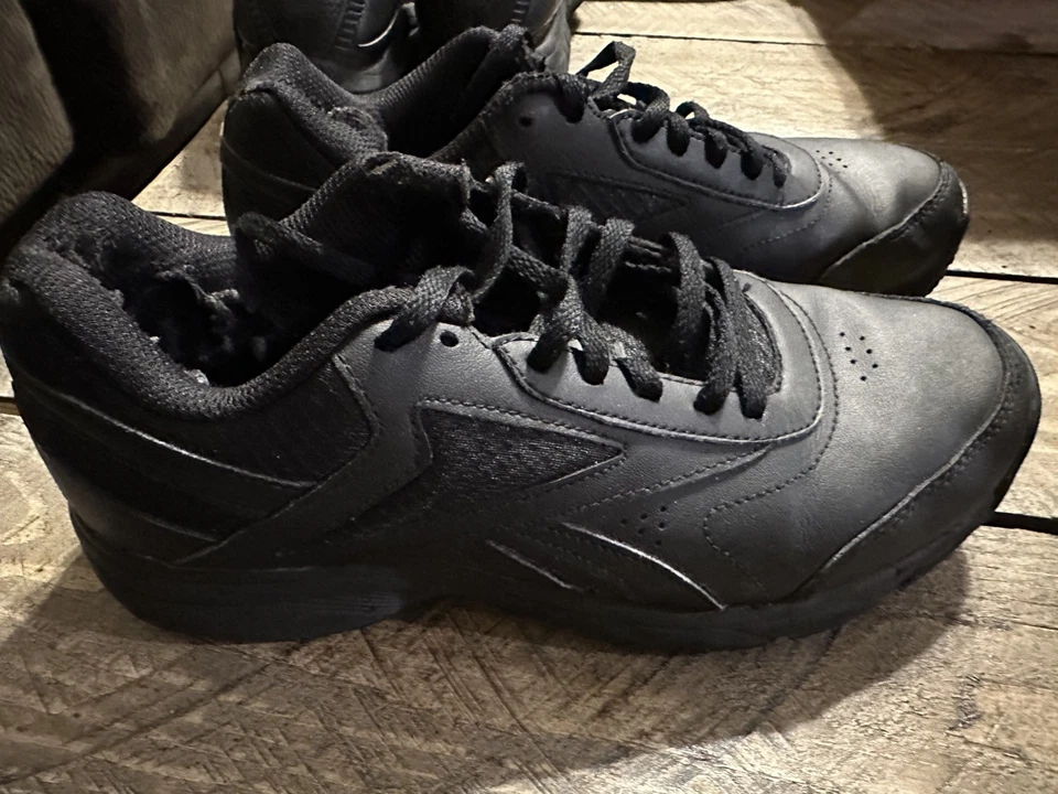 Reebok Work N Cushion 4 Shoes Womens Size 9 Black Slip Resistant - Image 4 of 4