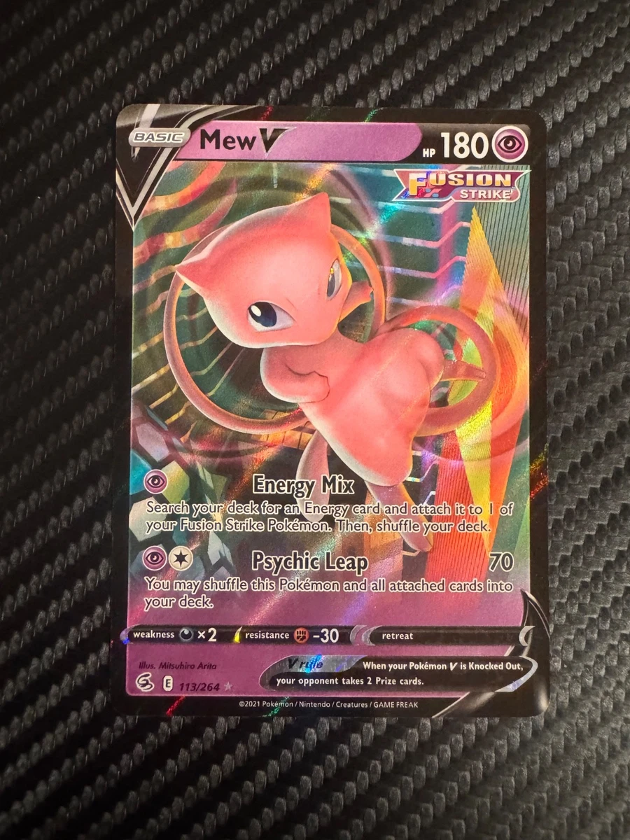 Mew V Pokémon TCG Cards for sale | eBay