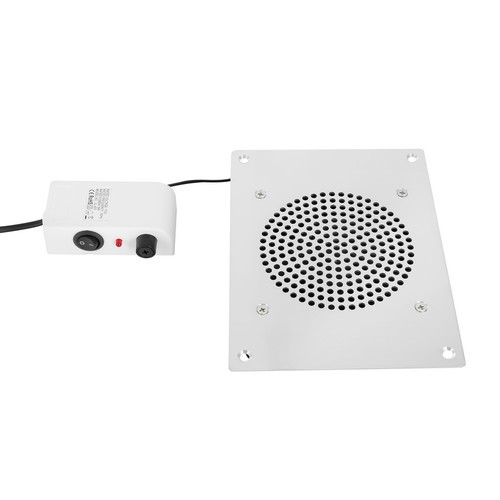 110V White Table Embedded Nail Vacuum Cleaner Desktop Nail Dust Collector