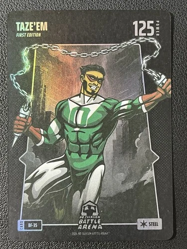 2024 Bo Jackson Battle Arena Jayson Tatum Taze'em BATTLEFOIL Steel First Edition