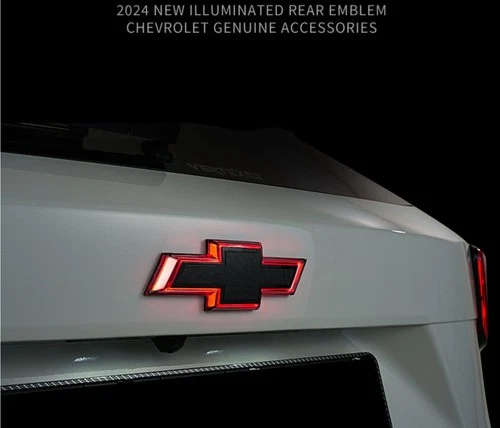 OEM Rear Trunk Black Bowtie LED Emblem Badge For 2024 2025+ Chevy Trax Crossover