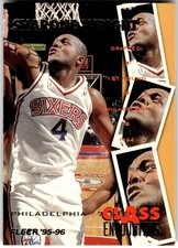 1995-96 Fleer #20 Sharone Wright Philadelphia 76ers Class Encounters NBA