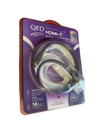 QED Performance HDMI-e Super Speed 1m HD Multi Media Interconnect With Ethernet