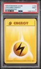 1999 POKEMON BASE SET SHADOWLESS #100 LIGHTNING ENERGY PSA 9