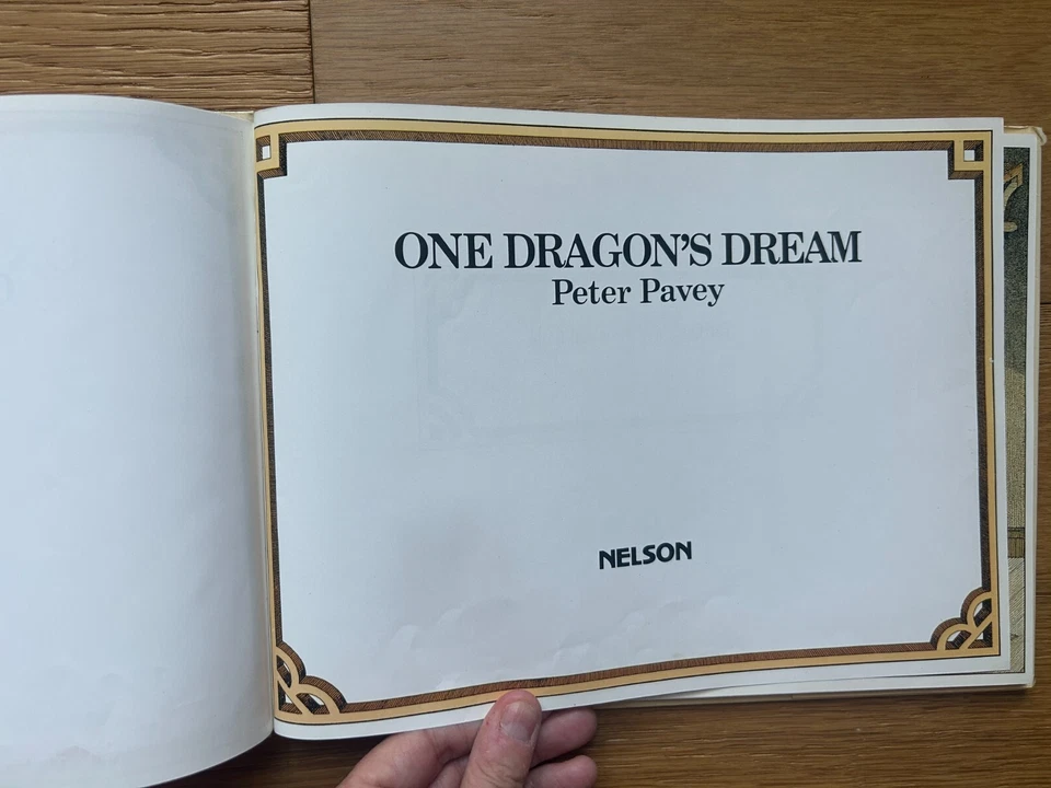 One Dragon's Dream by Peter Pavey RARE 1st Edition 1978 Hardcover w/ Dust Jacket - Image 2 of 4