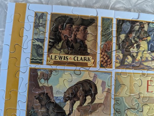 Terrell Publishing 500 Piece Explorations West of the Mississippi Jigsaw Puzzle - Picture 4 of 14