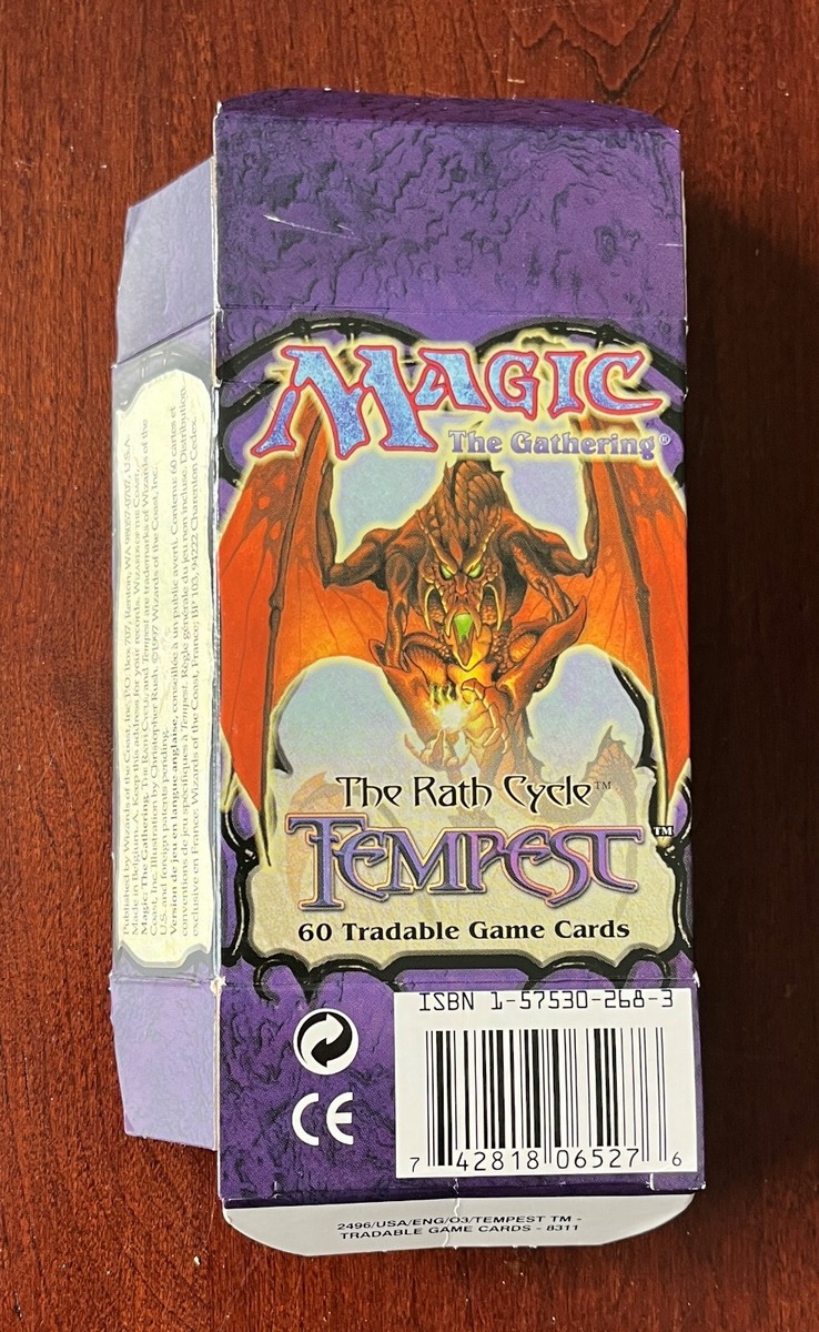 マジック：ザ・ギャザリング MTG Tempest The Rath Cycle Magic The Gathering The Rath Cycle Tempest Box ONLY Wizards Of