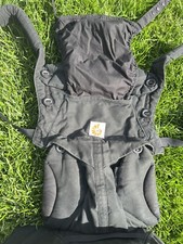 ErgoBaby 360- All positions, Baby Wearing Carrier, Pure Black, Premium Cotton