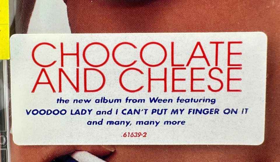 Ween - Chocolate & Cheese [ EXTREMELY RARE ORIGINAL HYPE 1st PRESS NEW CD, 1994] Foto 2 de 4