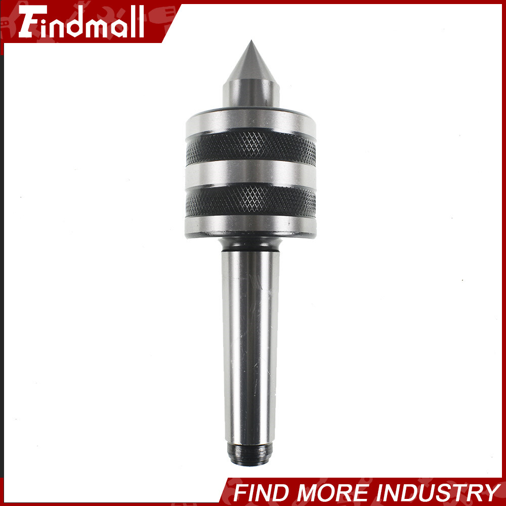 MT3 Live Center Morse Taper 3MT Triple Bearing Lathe Shaft For CNC