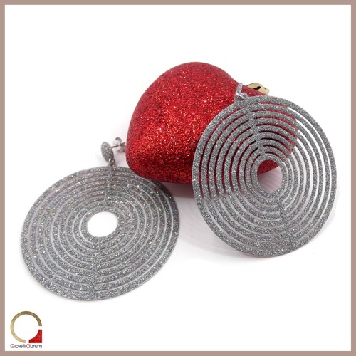 Orecchini Rosato Pendenti Lunghi con Zirconi RZBI25