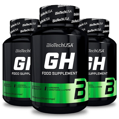 GH 120 Kapseln Aminosäuren für Muskelwachstum, Kraft & Vitamin B6 Unterstützung