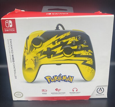 PowerA Nintendo Switch Enhanced Wired Controller - Pokemon Pikachu - OVP
