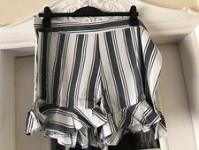 *New* Size 22 Black & White Stripe Shorts