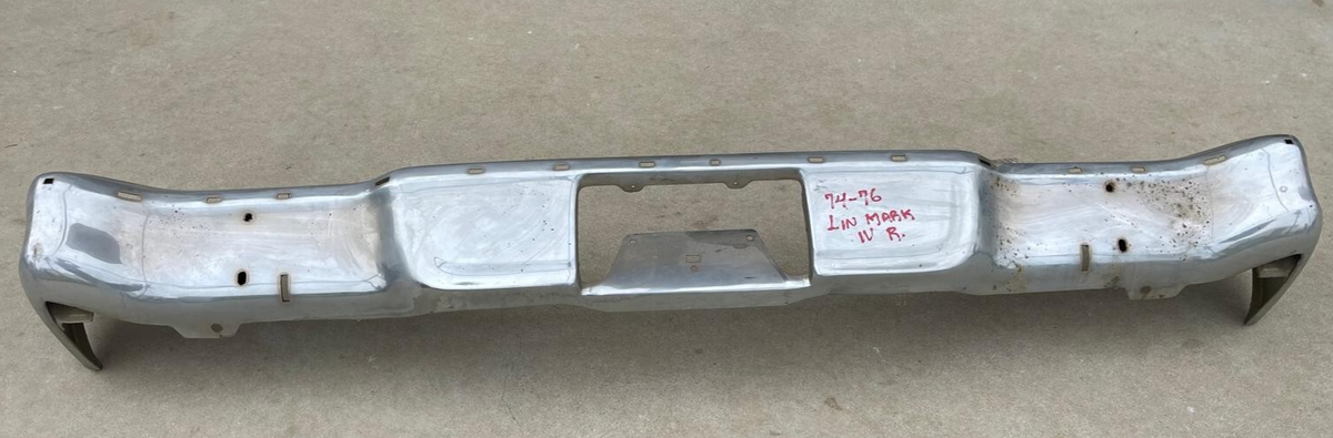 X LINCOLN MARK IV 4 NEW TRIPLE PLATED CHROME REAR BACK BUMPER 1974