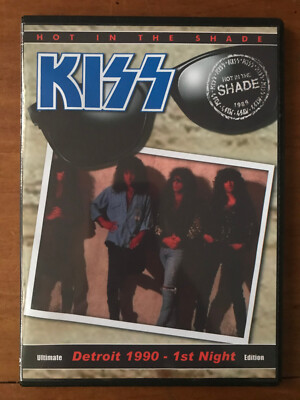 KISS - Hot in the Shade Tour 90 DVD LIVE & RARE Gene Simmons Paul
