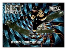 2020-21 Skybox Metal Universe NET DEPOSITS Brad Marchand # ND-18