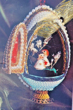 RARE LeeWards THE LITTLEST ANGEL Sequin Bead Boxed Christmas Ornament Kit NOS