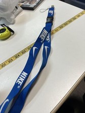Nike Lanyard Detachable Keychain iPod Camera Strap Badge ID Blue