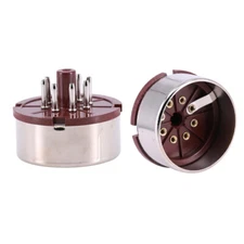 2PCS 8Pin Tube Socket Tube Base For KT88 KT100 6CA7 Vacuum  Tube Amplifier New