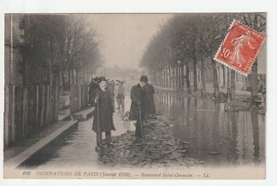 PARIS - POSTCARD 75 - FLOODS 1910 - Le Boulevard St Germain