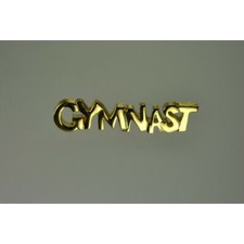 Gymnast Tac Pin, Gold, NEW