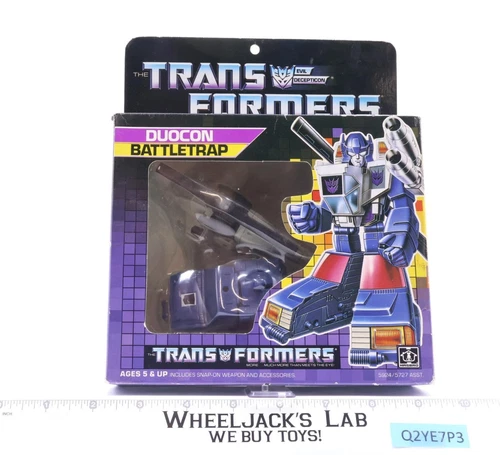 Duocon Battletrap 100% Complete 1987 Vintage G1 Transformers Action Figure MIB