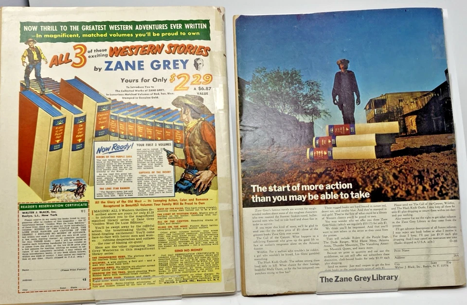 Real West Oct 1970:  A Man Called Horse cover & Frontier Times Spring 1961 - Image 2 of 3
