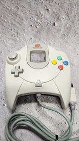 Vintage SEGA Dreamcast HKT-7700 OEM Controller Wired Gray White WORKING (A)
