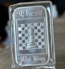 1973 MADISON MINT FINE SILVER ART BAR - CHESS SERIES - THE KING