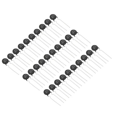 NTC Thermistors Resistors, 30Pcs 5 Ohm NTC 5 D-11 Temperature Sensor