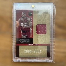 LeBron James 2009-10 Panini Timeless Treasures Rookie Year Jersey /100