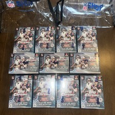 2025 Topps Chrome NFL Lot (11) Refractor Blaster Box From NFL Draft Pittsburgh