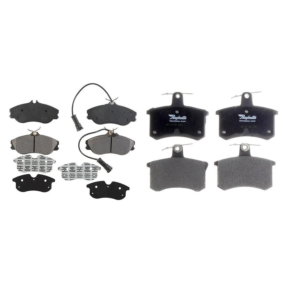 Pastillas de freno metálicas Element 3 delanteras y traseras para Audi 90 Quattro 1995 - Raybestos Foto 4 de 4