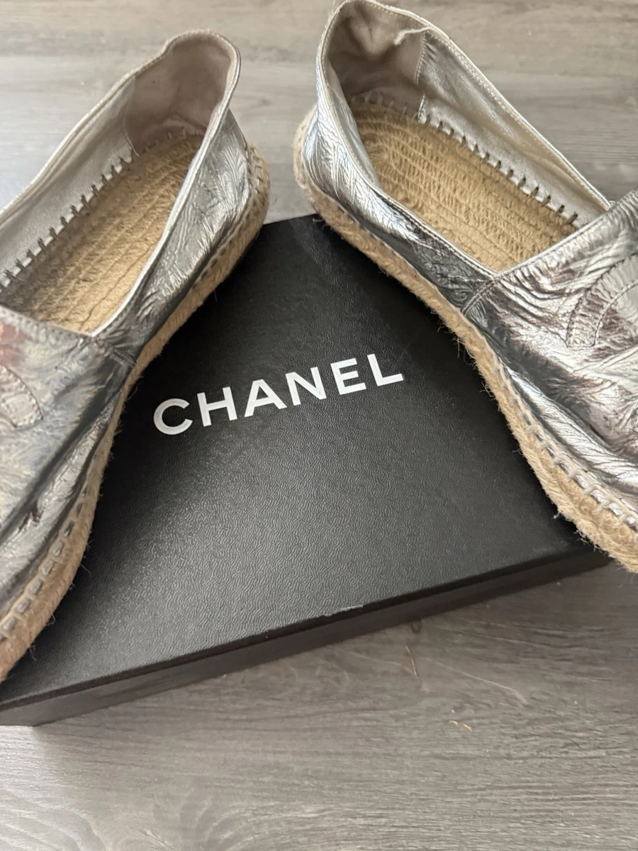 【新品】CHANEL バレリーナ　シルバー37.5 CHANEL Silver Shoes for Women for sale | eBay