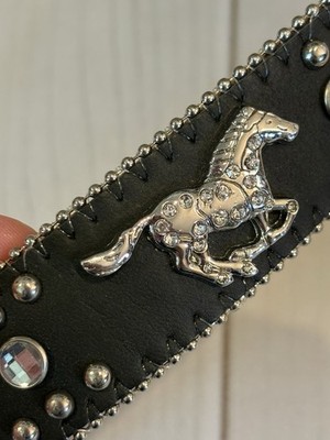 Nocona Cowgirl Western Rhinestone Bling Horse Riding Leather  display picture 1