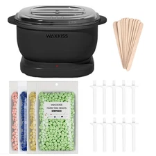 Professional Hair Wax Kit Heater Warmer Hair Removal Depilatory Safe Painless