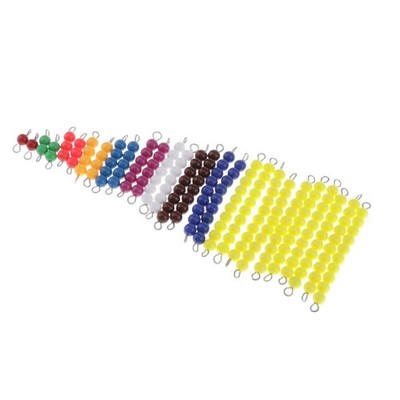 Zählen von Perlen Montessori Math Learning Tool Kinder im Vorschulalter