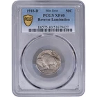 1918 D 5C Buffalo Nickel ~ PCGS XF40 - Reverse Lamination