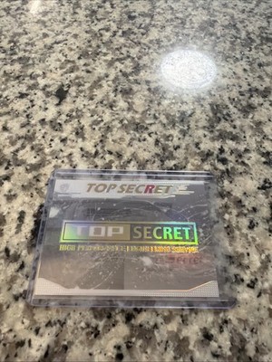 Tarmac Cards Top Secret Top Secret Card # 25/50 TSEO2-02