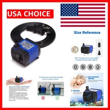 Small Fountain Pump, 80 GPH Submersible Water Pump for Aquarium Fish Tank, Ou...